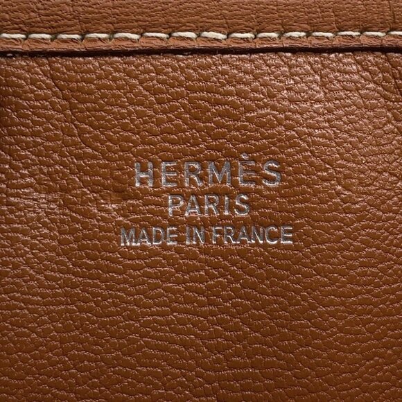 HERMES Christine Taurillon Clemence Cognac - Picture 11 of 15